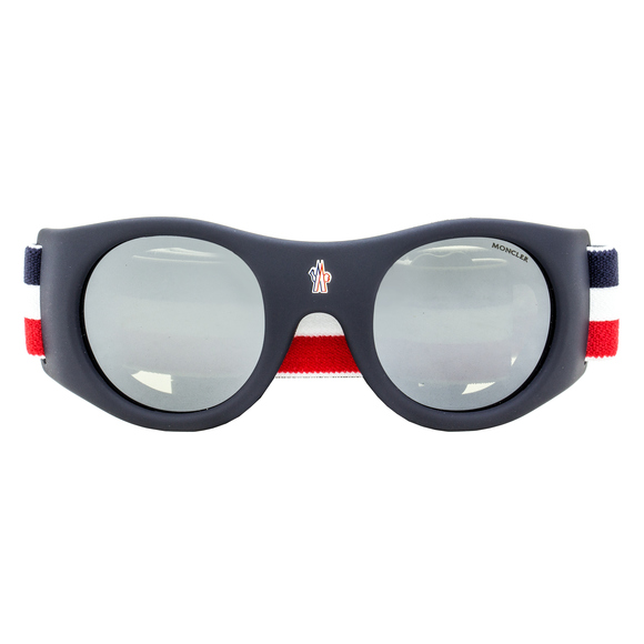 Moncler ML0051 Band Ski Goggles 92C Matte Blue - Picture 2 of 3